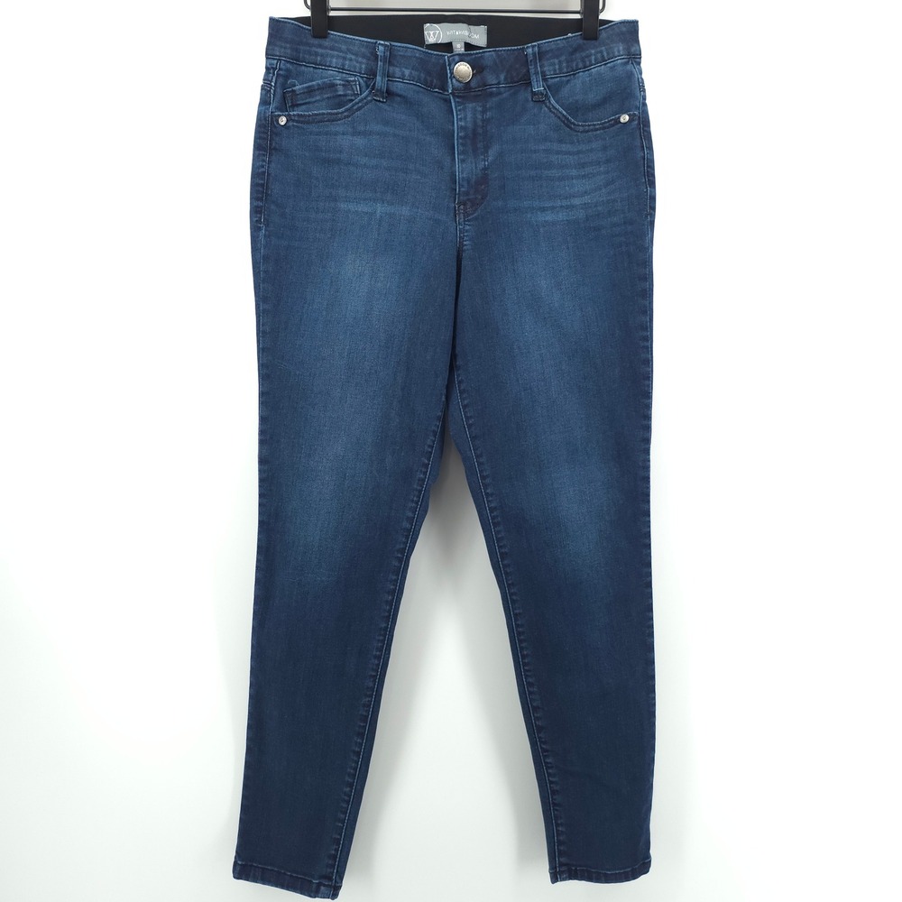 Wit & Wisdom Ab-solution Women Skinny Jeans 10 Dark Wash L1721F9L8 Stretch